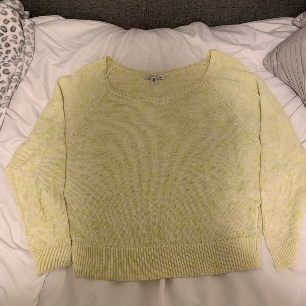 American Eagle Outfitters yellowish/neon green sweater size Lg